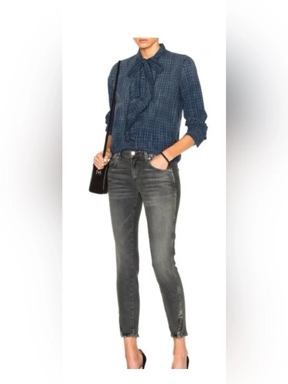 AMO twist zip Ankle jeans Size 31